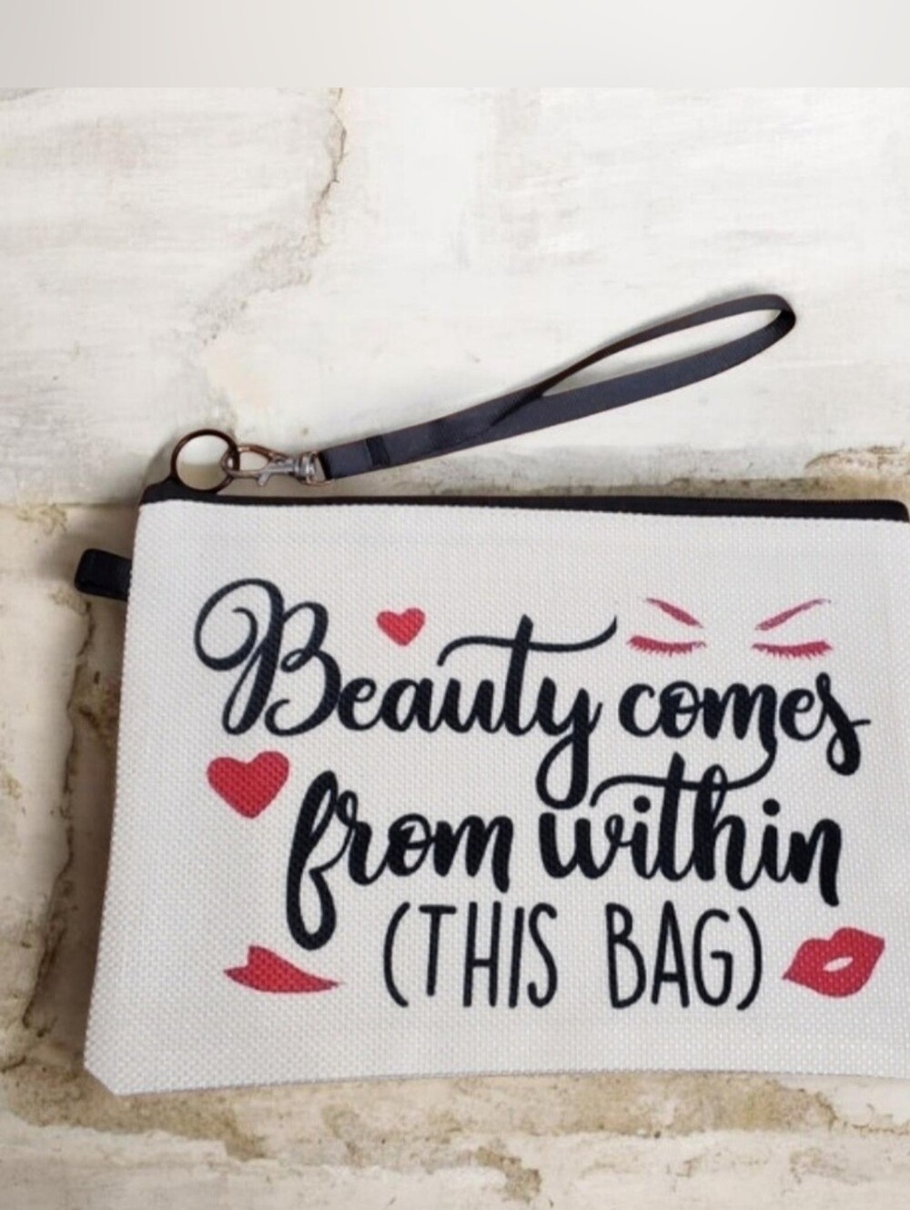 Beauty comes from within Makeup Bag